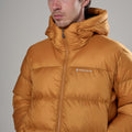 Amber Montane Men's Thaw Hooded Down Jacket Model 3 MTHAHAMB