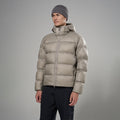Ridge Montane Men's Thaw Hooded Down Jacket Model Front MTHAHRID