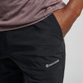 Black Montane Men's Tenacity Lite Shorts Model 4