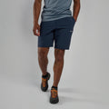 Eclipse Blue Montane Men's Tenacity Lite Shorts Model Front