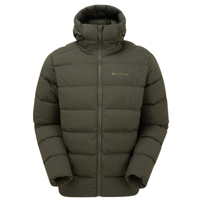 Oak Green Montane Men's Tundra Hooded Down Jacket Front