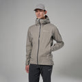 Ridge Montane Men's Vortic Waterproof Jacket Model Front MVORJRID