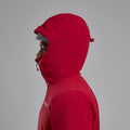 Acer Red Montane Men's Windjammer XPD Hooded Softshell Jacket Model 3