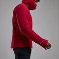 Acer Red Montane Men's Windjammer XPD Hooded Softshell Jacket Model 5