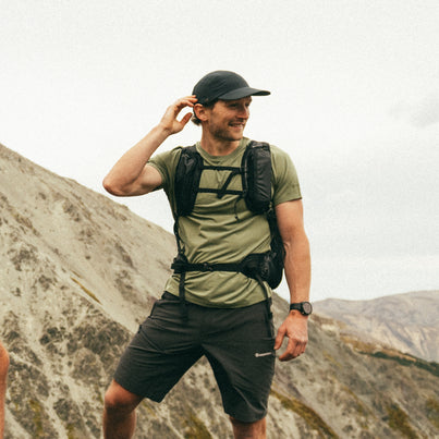 Caper Montane Men's Alhena Merino Blend T-Shirt Front MALTSCAP