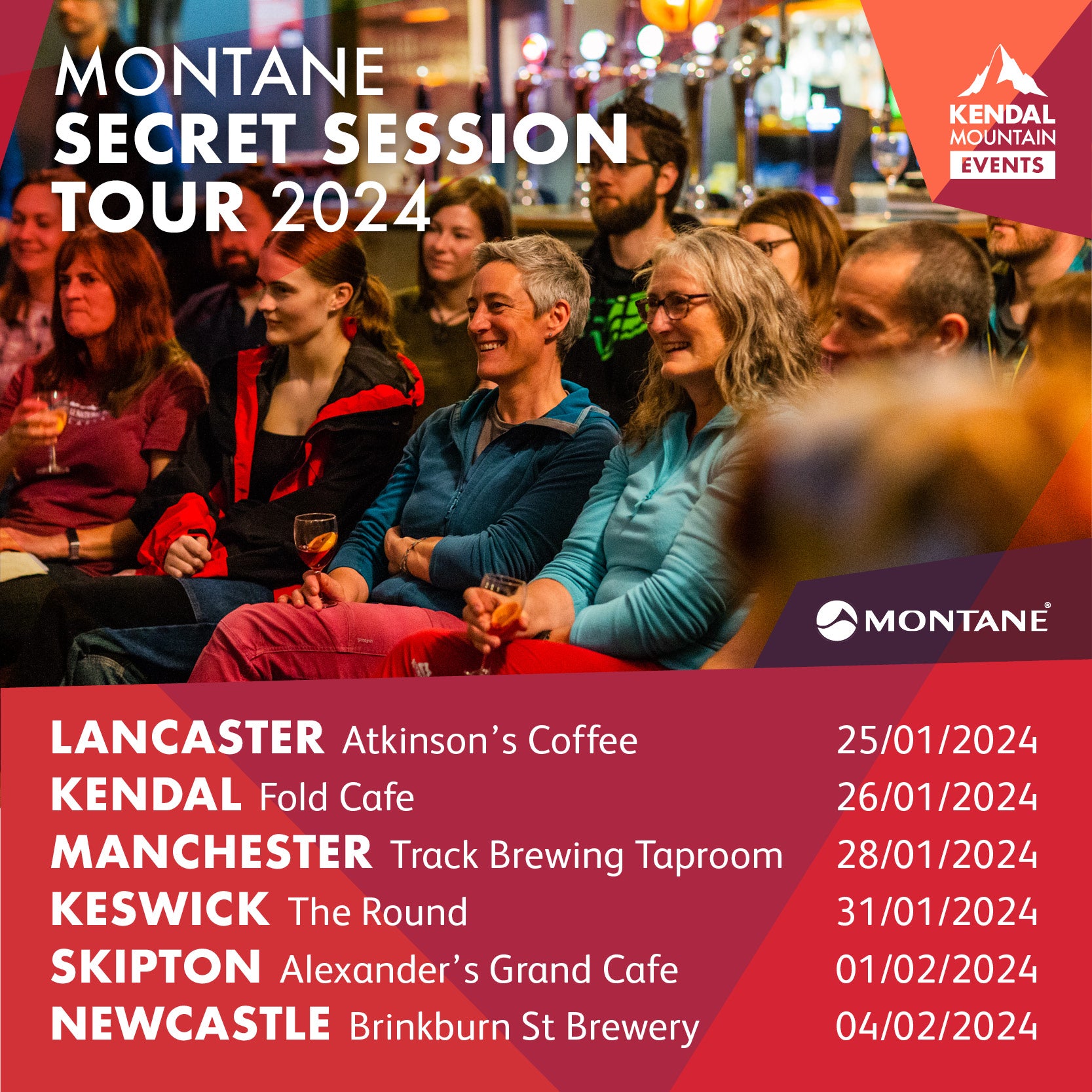 Montane Secret Sessions Tour 2024