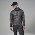 Midnight Grey Montane Minimus Nano Waterproof Pull On Model Front