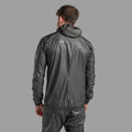 Charcoal Montane Unisex Minimus Nano Pull-On Waterproof Jacket Model Back