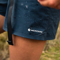 Eclipse Blue Montane Women's Volantis 4" Shorts Campaign Image